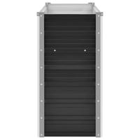 Plantenbak verhoogd 160x40x77 cm gegalvaniseerd staal antraciet - thumbnail