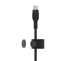 Belkin BoostCharge Pro Flex gevlochten USB Type C/Lightning-kabel (3m), MFi-gecertificeerde 20 W PD Power Delivery-snellaadkabel voor iPhone 14/14 Plus, 13, 12, Pro/Max, mini, SE, iPad en meer – Zwart - thumbnail