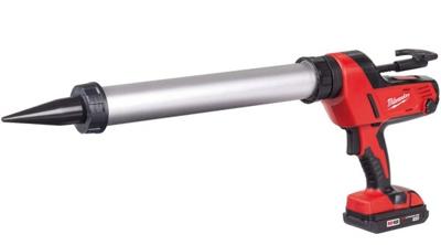 Milwaukee M18 C18 PCG/600A-201B Accu lijm- en kitspuit met 600 ml aluminium patroonhouder 18V 2.0Ah in tas - 4933441305 Milwaukee M18 C18 PCG/600A-201B Accu lijm- en kitspuit met 600 ml aluminium patroonhouder 18V 2.0Ah in tas - 4933441305