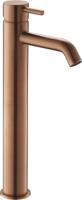 Saqu Eurotrend verhoogde wastafelkraan geborsteld koper - thumbnail