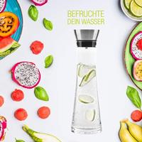 HI Waterkaraf met filter 1,2 L transparant - thumbnail