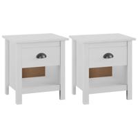 VidaXL Nachtkastjes 2 st hill range 46x35x49,5 cm massief grenenhout - thumbnail