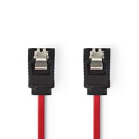 Nedis CCGP73150RD05 Datakabel Sata 3 Gb/s Sata 7-pins Female Met Vergrendeling - Sata 7-pins Female Met Vergrendeling 0,5 M Rood - thumbnail