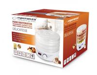 Esperanza EKD003 voedseldroger Transparant, Wit 250 W - thumbnail