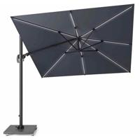 Platinum Sun & Shade zweefparasol challenger t2 glow 300x300cm antraciet - thumbnail