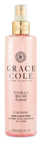 Grace Cole Vanilla Blush & Peony Calming Hair & Body Mist - thumbnail