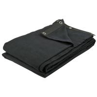 Showtec Dekomolton Backdrop 3 x 4 meter zwart - thumbnail