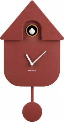 Karlsson Wandklok ModernCuckoo okerrood - KA5768RD