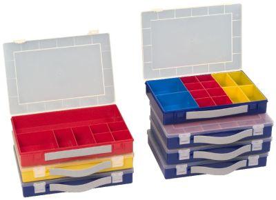 Hünersdorff Assortimentskoffer (l x b x h) 332 x 232 x 55 mm Aantal vakken: 24 Variabele onderverdeling Inhoud 1 stuk(s) - thumbnail