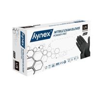 Handschoen hynex nitril l 100st zwart - thumbnail