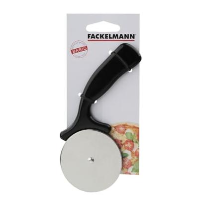 Fackelmann basic pizzasnijder 16 cm zwart pp/rvs