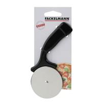 Fackelmann basic pizzasnijder 16 cm zwart pp/rvs - thumbnail