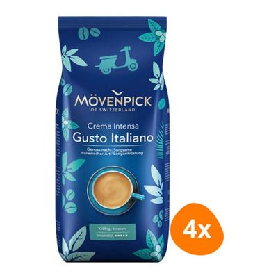 Mövenpick - Gusto Italiano Crema Intensa Bonen - 4x 1 kg