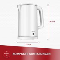 MPM Draadloze waterkoker MCZ-105, wit, 1,7 l - thumbnail