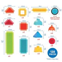 Bristle Blocks in pot 80 stuks - thumbnail