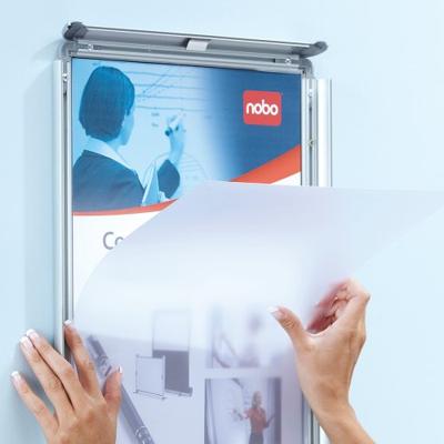 Kliklijst nobo essence a4 aluminium | 5 stuks