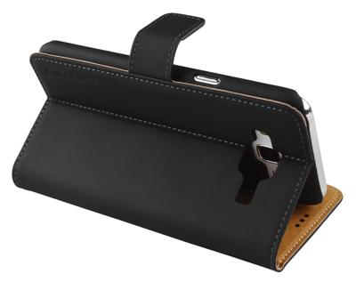 Premium Wallet Case Samsung Galaxy J5 - Smartphonehoesje - Booktype - PU leer - inclusief pashouder - zwart