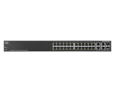 Cisco SG300-28MP-K9-EU Gigabit Ethernet (26 10/100/1000 PoE-poorten, 2 combo mini-GBIC-poorten)