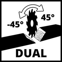 Einhell TC-SM 2131/2 Dual Afkort-, kap- en verstekzaag 1500 W 210 mm - thumbnail