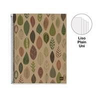 Miquelrius Notitieboek - leaves - a5 blanco - 120 blz - thumbnail