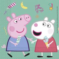 Globos Servetten peppa pig, 16st. - thumbnail