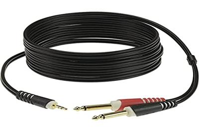 Klotz AY5-0300 2x jack 2p - 1x mini-jack 3p 3 meter verloopkabel