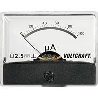 VOLTCRAFT AM-60X46/100µA/DC AM-60X46/100µA/DC Inbouwmeter AM-60X46/100µA/DC 100 µA Draaispoel - thumbnail