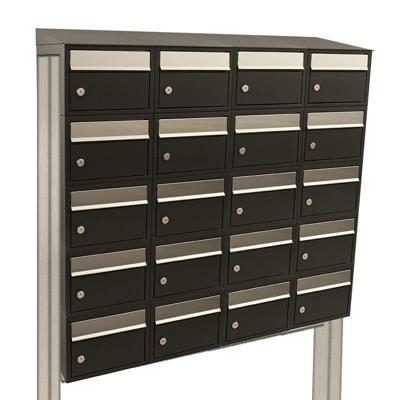 Stoer! Brickset 4-Breed, 5-Hoog Met Dak Op Statief Zwart - 40215070_4x5ds