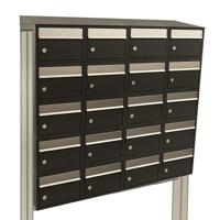 Stoer! Brickset 4-Breed, 5-Hoog Met Dak Op Statief Zwart - 40215070_4x5ds - thumbnail