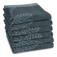 DDDDD DDDDD keukendoek leaves 50x55 atlantic blue per stuk - thumbnail