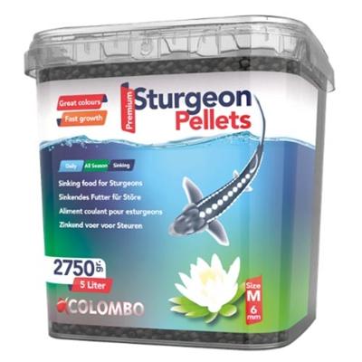 Colombo Steurvoer 5L Large - Hoge Eiwitgehalte Premium Vijvervoeding voor Groei & Gezondheid