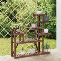 VidaXL Plantenstandaard 110x25x111 cm massief vurenhout - thumbnail