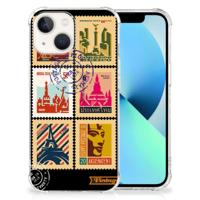iPhone 13 Telefoonhoesje met valbescherming Postzegels - thumbnail