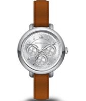 Horlogeband Michael Kors MK2613 Leder Bruin 12mm Horlogeband Michael Kors MK2613 Leder Bruin 12mm