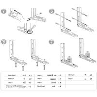 Fischer Airconditioning-bevestigingsset 400 mm Staal (verzinkt) 521760 1 stuk(s) - thumbnail