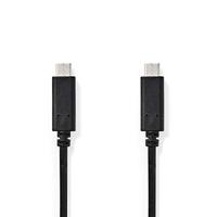 USB 3.1-Kabel (Gen1) | Type-C Male - Type-C Male | 1,0 m | Zwart - thumbnail