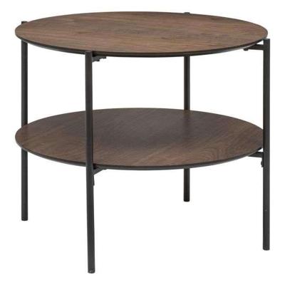 Salontafel - GARLE - Natuurlijk hout - 60 x 60 x 40 cm