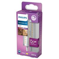 Philips LED 77369400 LED-lamp Energielabel D (A - G) R7s Staaf 14 W = 120 W Warmwit (Ø x h) 2.9 cm x 11.8 cm Dimbaar 1 stuk(s) - thumbnail
