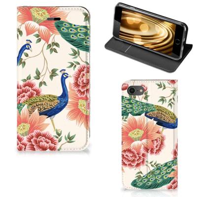 Hoesje maken voor iPhone 7 | 8 | SE (2020) | SE (2022) Pink Peacock