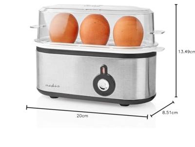 Nedis KAEB120EAL Eierkoker 3 St 210 Watt