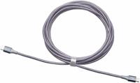 Amazon Basics Snellaadkabel, USB-C naar USB-A 2.0, omwikkeld met nylon vlecht, 480 MBit/s, USB-IF-gecertificeerd, voor Apple iPhone 15, iPad, Samsung Galaxy, tablets, laptops, 3 m, donkergrijs - thumbnail