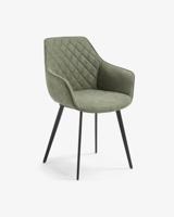 Kave Home Amira eetkamerstoel Groen - thumbnail