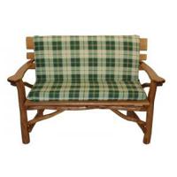 Tuinbankkussen - Hout Groen - Bruin 98 x 88 cm - thumbnail