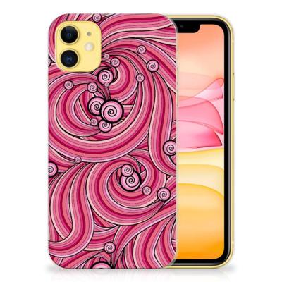 Apple iPhone 11 | Hoesje maken | Swirl Pink Apple iPhone 11 | Hoesje maken | Swirl Pink