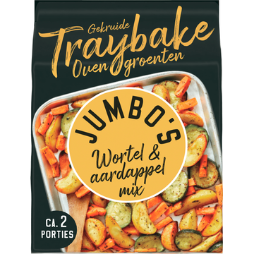 Jumbo's Traybake Wortel & Aardappel Mix 450 g Jumbo's Traybake Wortel & Aardappel Mix 450 g
