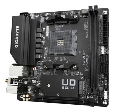 Gigabyte A520I AC Moederbord Socket AMD AM4 Vormfactor Mini-ITX Moederbord chipset AMD® A520