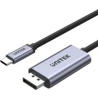 UNITEK V1409A tussenstuk voor kabels USB-C DisplayPort Zwart, Grijs - thumbnail