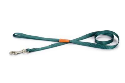 Hondenriem Uni 120cm x 15mm donkergroen