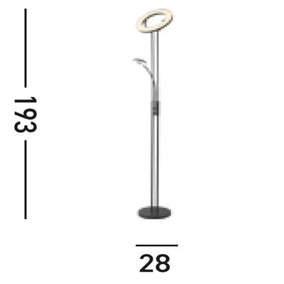 Searchlight Staande leeslampMother & Child zwart - EU55601BK