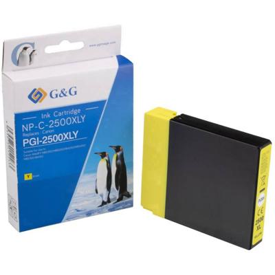 G&G Inktcartridge vervangt Canon PGI-2500Y XL Compatibel Geel NP-C-2500XLY/C 1C2500Y